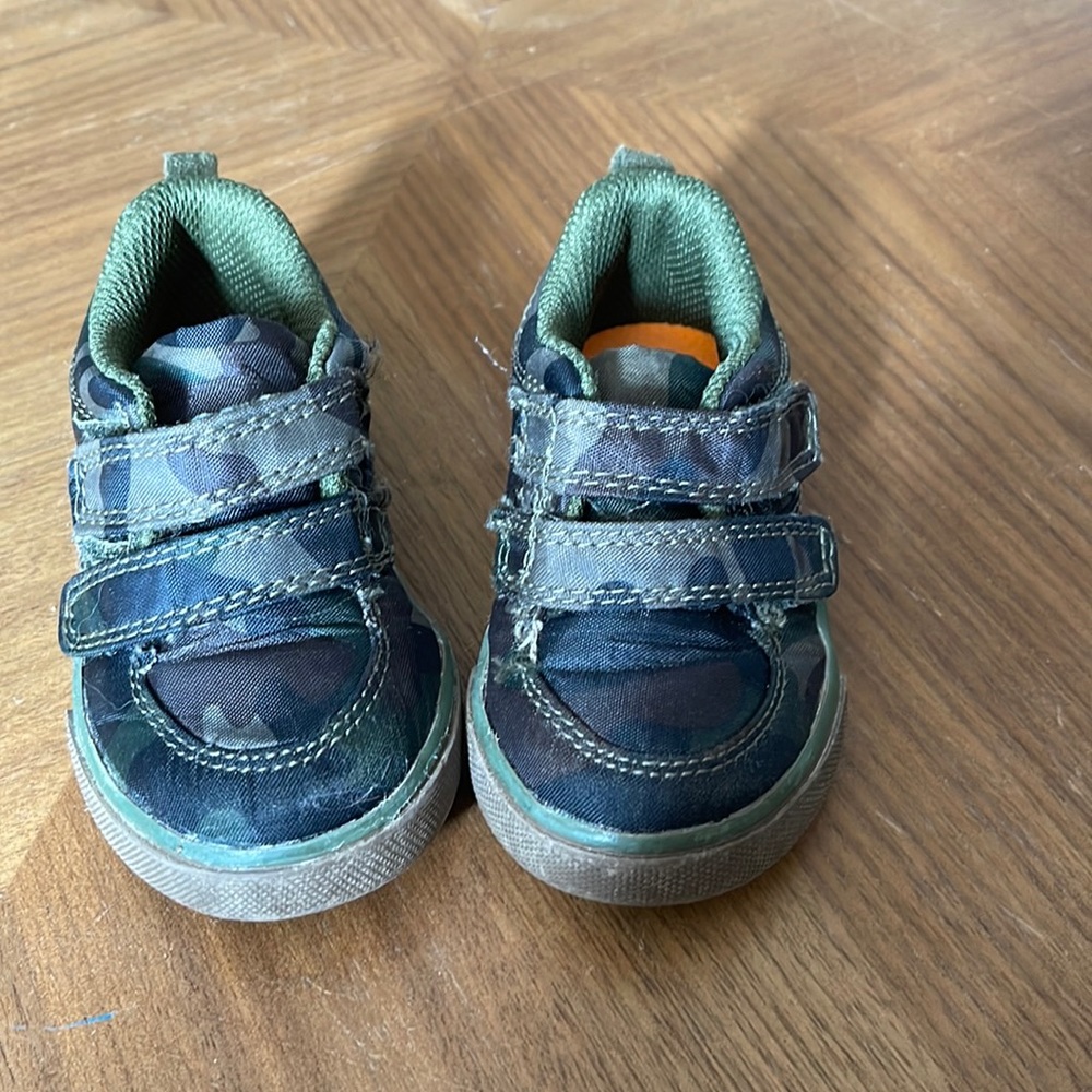 Carters, army, print sneaker